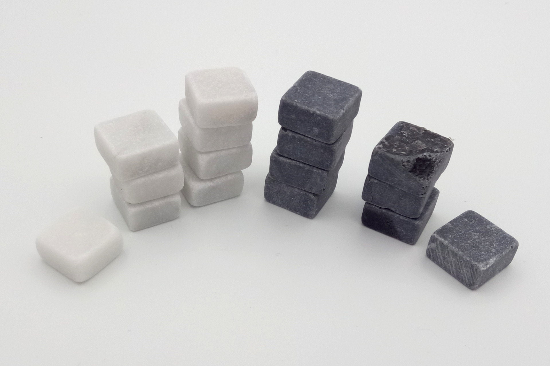 Stone game pieces