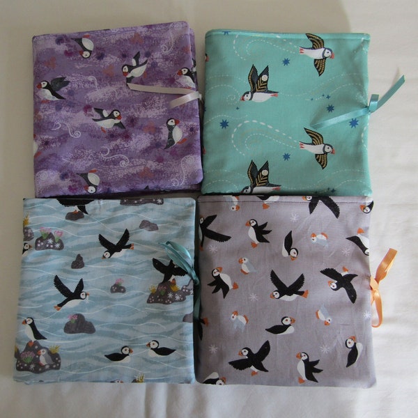 Puffins Circular Knitting Needle Case