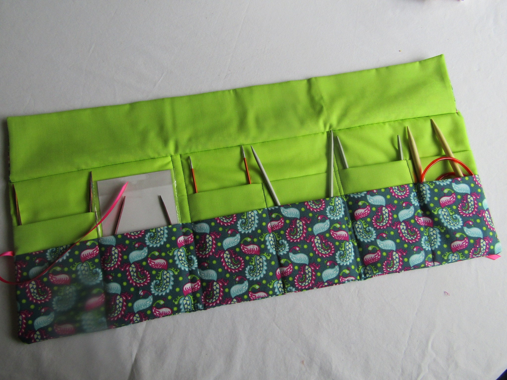 Peacocks Circular Knitting Needle Cases Etsy UK