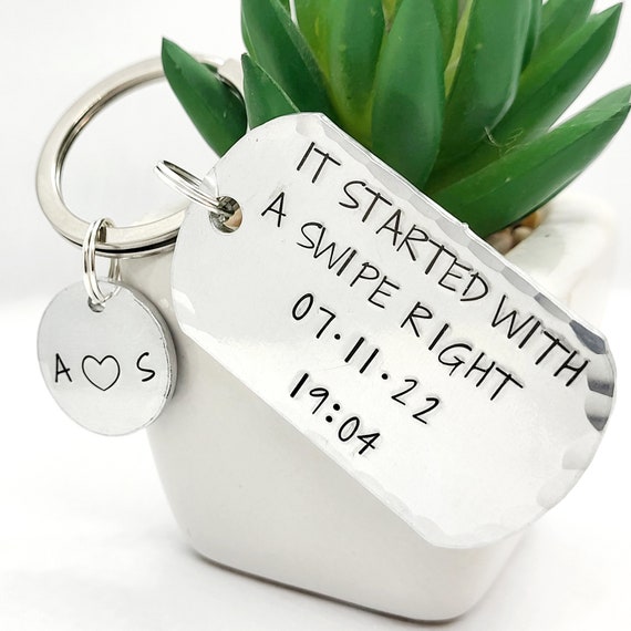 Relationship date keychain discount