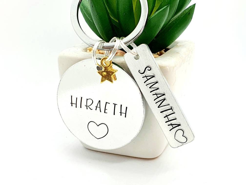 Welsh Hiraeth gift. Welsh language present for the deep longing for something, especially one's home. Wales culture token for ex pat.