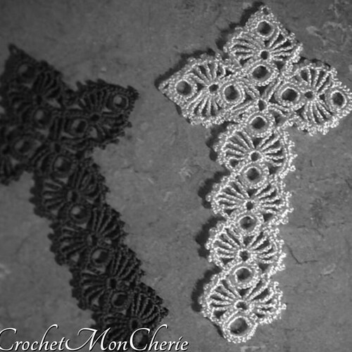 Crochet Cross PATTERN: Easter Cross Bookmark Digital Etsy