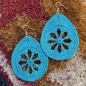 Instant download Crochet Pattern PDF Jewelry - Earring October 2022 Teardrops