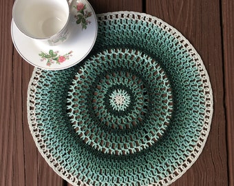Crochet Doily Pattern : Infinity Doily - Digital Download PDF