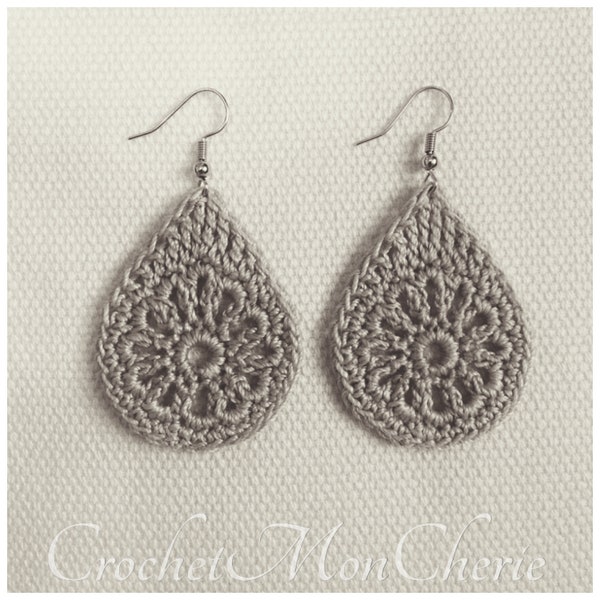 Instant download Crochet Pattern PDF Jewelry - Earring March 2021