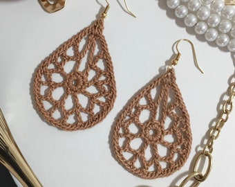 Instant download Crochet Pattern PDF Jewelry - Earring Stained Glass March 2022