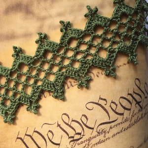 Crochet Bookmark Pattern : Lynchburg Lace Bookmark - Instant Download PDF