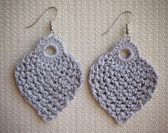 Crochet Earring PATTERN : 2 inch Pineapple Earring - Digital Download PDF