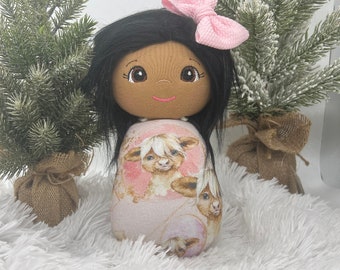 Swaddle Baby, Doll Babies, homemade doll, cloth doll, plush doll, Waldorf inspired