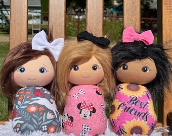 CUSTOMIZE your Swaddle Baby, Dolls, homemade doll, cloth doll, plush doll,  My first doll, Waldorf inspired