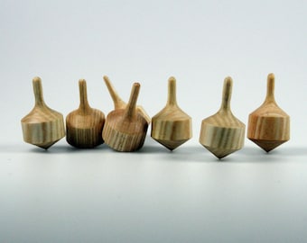 Steady - Ash Mini Spinning Top - Hand Crafted