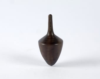 Peak - Ebony Mini Spinning Top - Hand Crafted