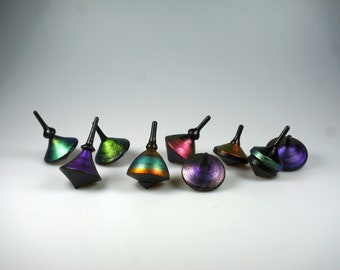 Chameleon - Merbau Spinning Top - Hand Crafted