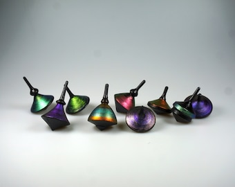 Chameleon I - Merbau Spinning Top - Hand Crafted
