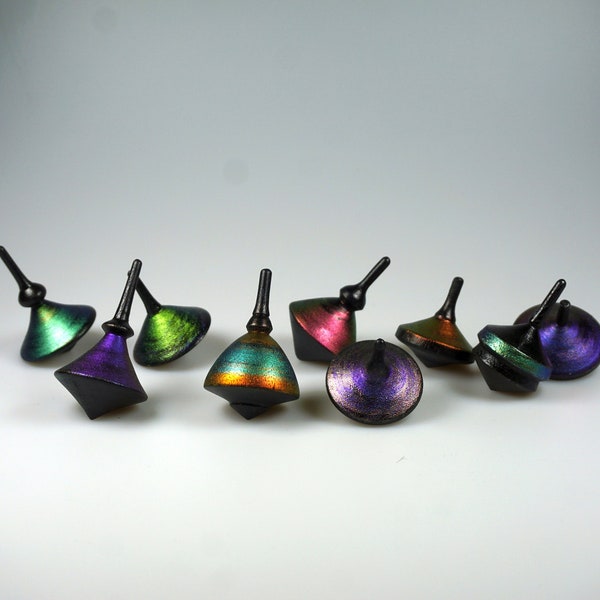 Chameleon - Merbau Spinning Top - Hand Crafted