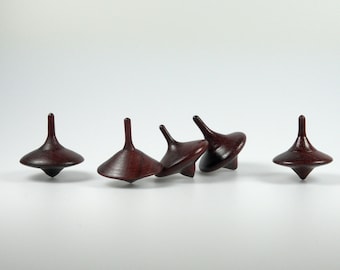 Padauk Spinning Top - Hand Crafted