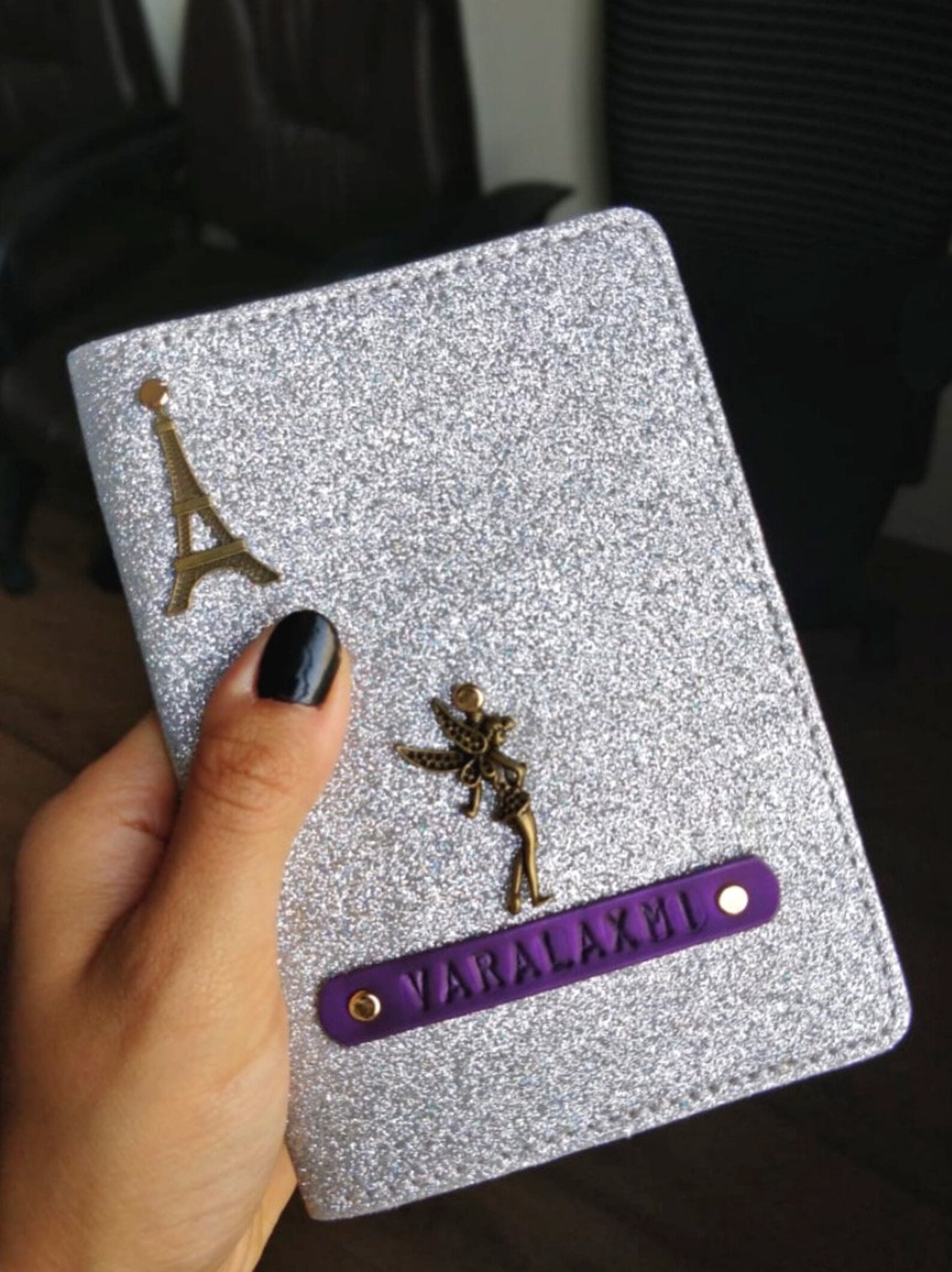 Bling Personalized Passport cover Rose Gold edition Etsy