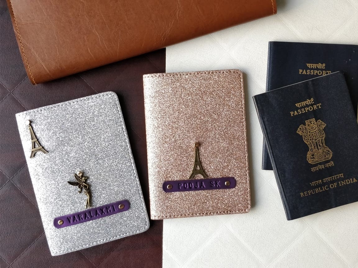 Personalized Bling Passport Cover in Vegan Leather Etsy