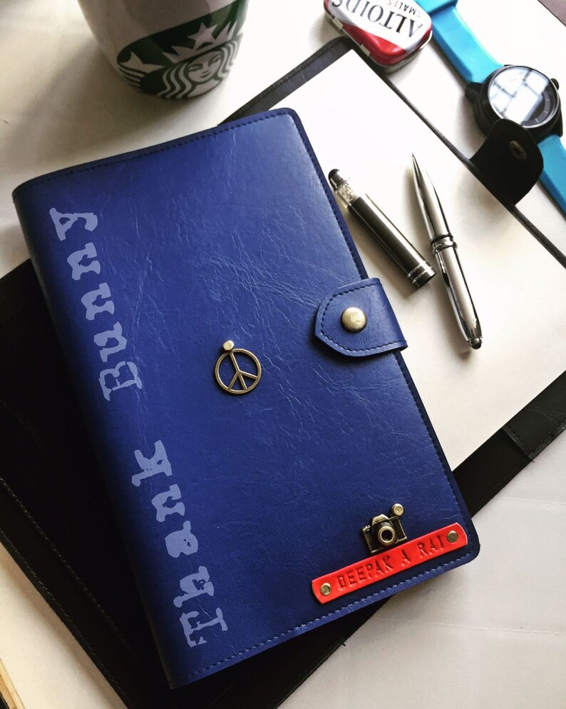 Personalized Diary Cover Free personalization and hand made Etsy