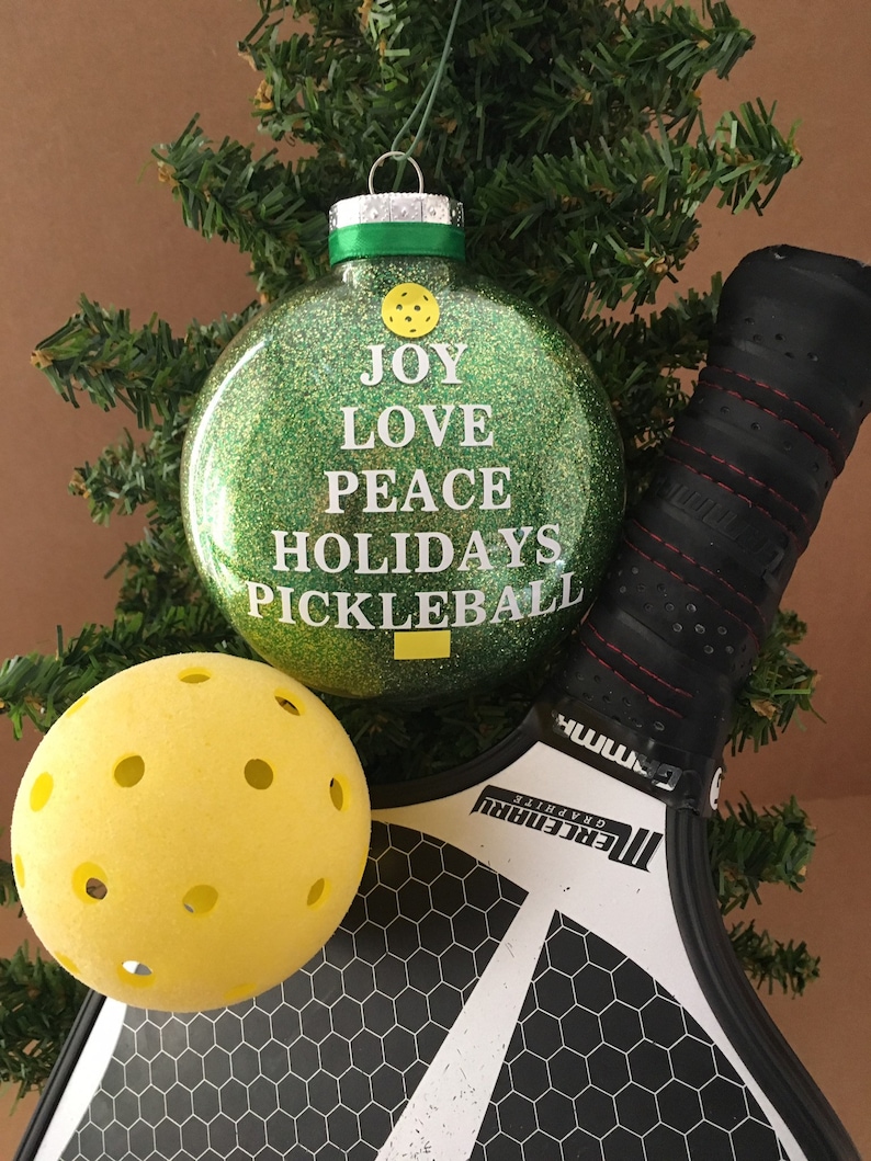 Pickleball Ornament Tree Pickleball Ornament Pickleball Etsy