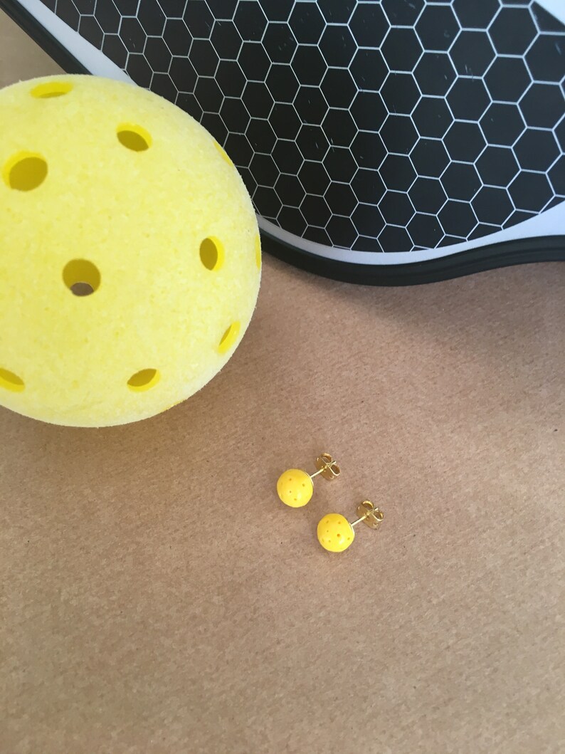 Pickleball Earrings© Etsy