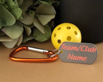 Team/Club Pickleball Bag Clip / Keychain©