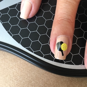 Pickleball Nail Decals© Pickleball Pickleball Gift Pickleball Present Pickleball Nails Pickleball Addict Pickleball Lover image 1