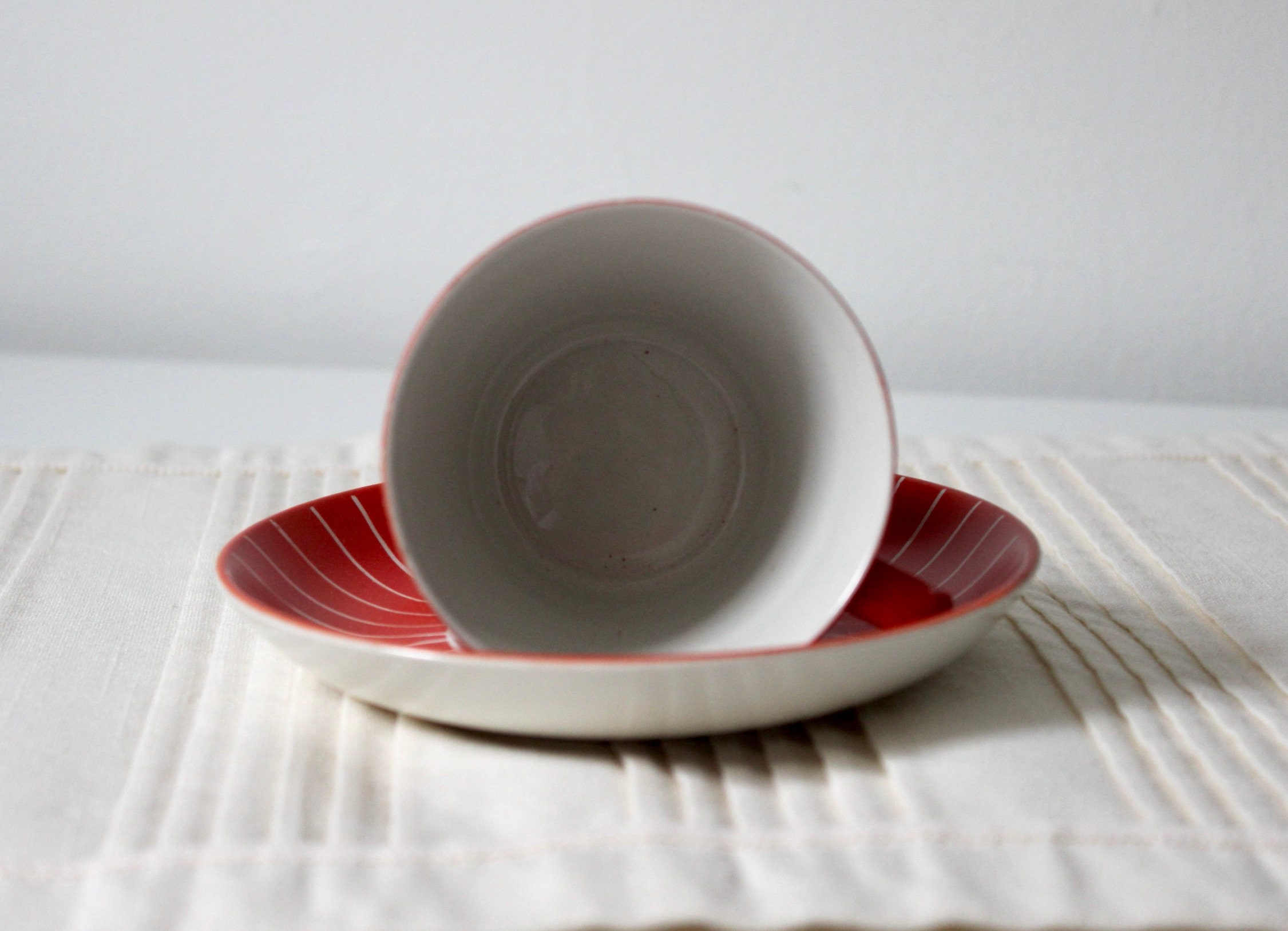 Upasala Ekeby Gefle Sweden Zenit Teacup Helmer Ringström - Etsy Canada