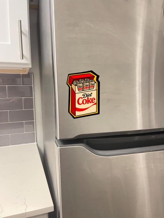 refrigerator cigarettes Crispy Fridge Cigarette Magnet, Funny Soda Magnet, Silly Coke Magnet,  Crispy Fridge Cig