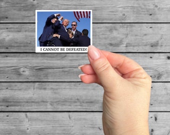 Funny President Trump Sticker: Adult Humor Laptop Decal