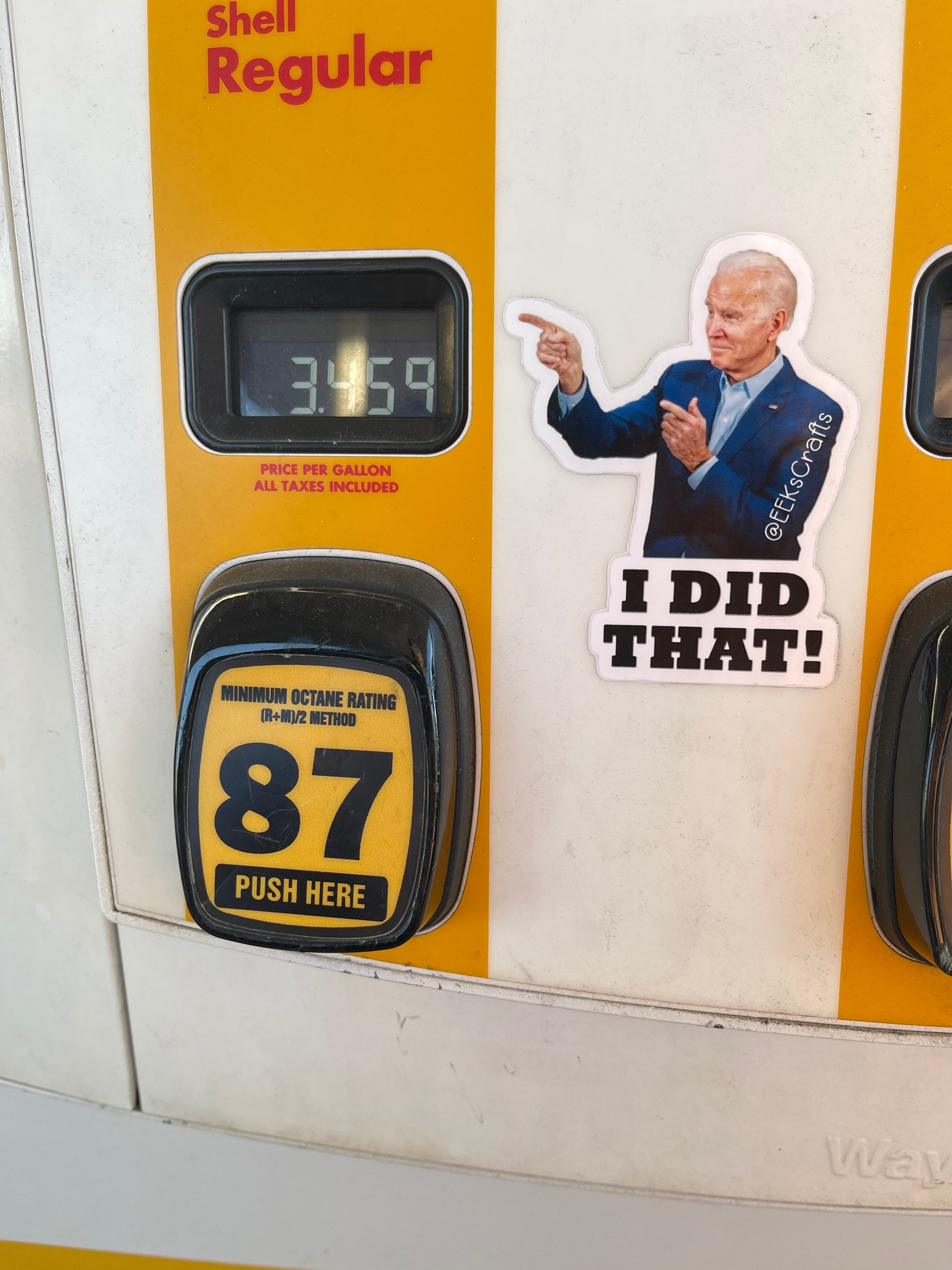 10 Pack I Did That Joe Biden Gas Pump Sticker Joe Biden Etsy Ireland