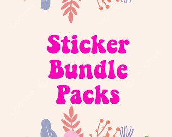 CHOOSE ANY STICKERS from my Shop Bundle