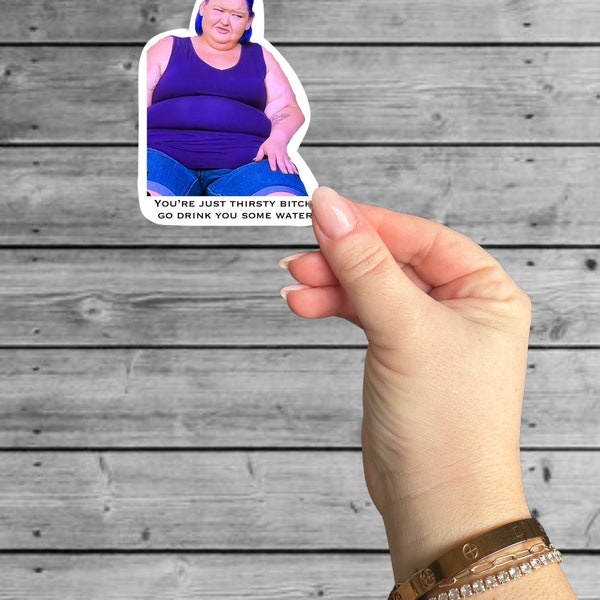 Amy Slaton sticker, 1000 lb sisters stickers, funny laptop stickers, sodies, weight loss stickers, my 600 pound life, my bills are paid