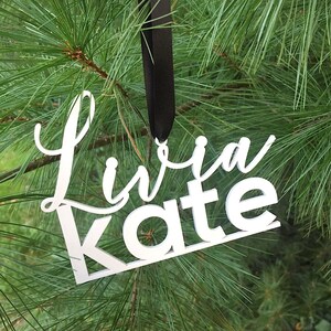 Benutzerdefinierte Name Ornamente, erste Weihnachtsverzierung, Weihnachtsdekor, Feiertagsdekor, Ornamente, personalisierte Verzierung, benutzerdefinierte Weihnachtsverzierung