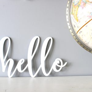 Hello Sign, Wood hello Sign, porch décor, welcome home Décor, Rustic Wood Sign, Wood Sign, Wall Hanging, Modern Home Décor, hello world