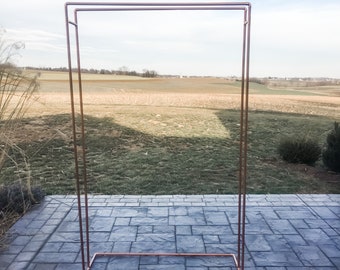 Double Bar Copper Stand // Wedding Welcome Stand // Wedding Sign Stand // Welcome sign Stand // Seating Chart Stand