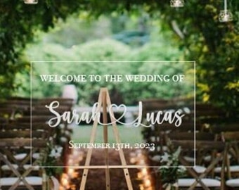 Wedding Welcome Sign, Custom Welcome Sign, Personalized Wedding Welcome Sign, Custom Name Welcome Sign, Event Welcome Sign, Personal Event