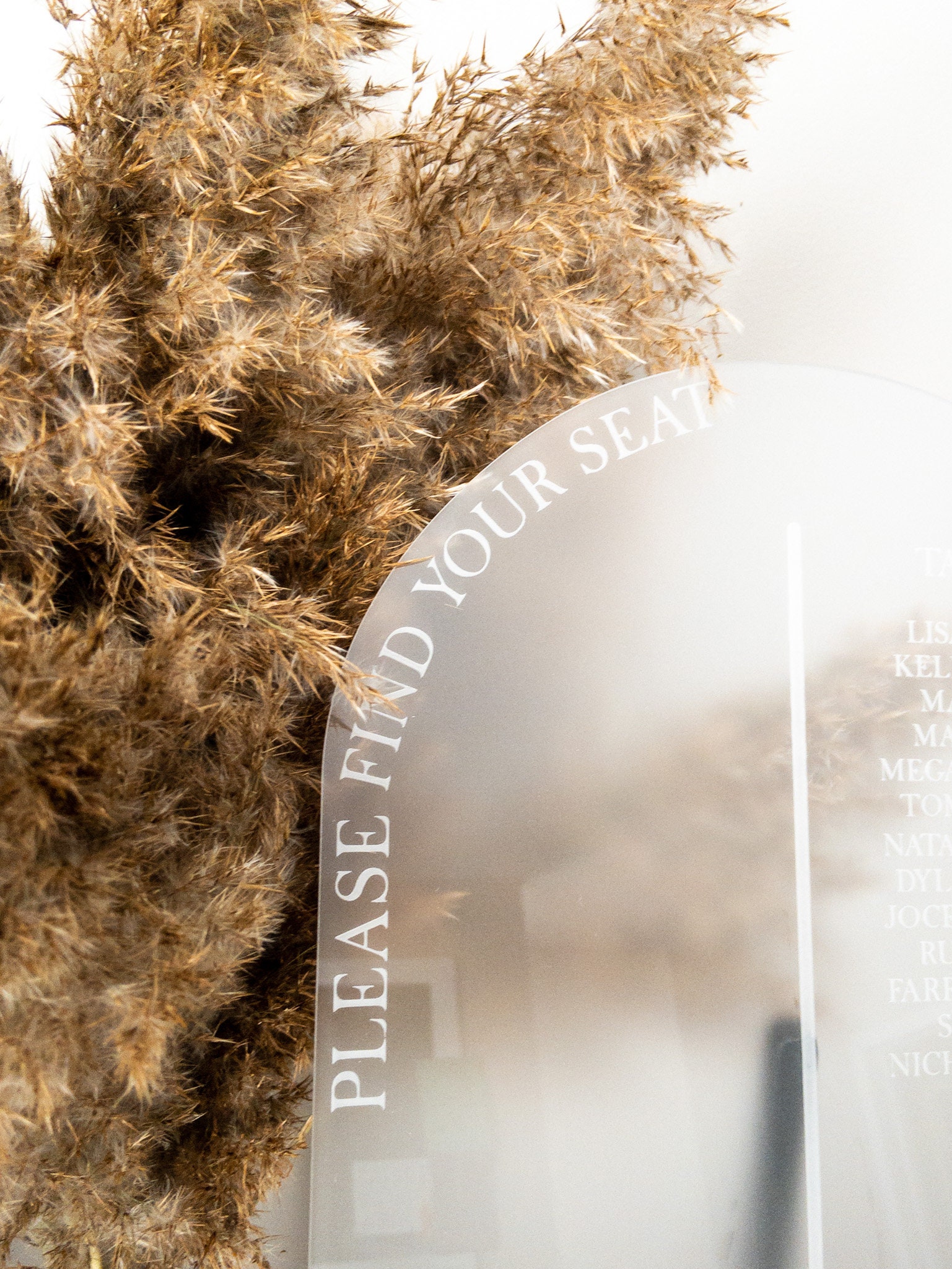 Arched Seating Chart / Custom Seating Chart / Modern Etsy