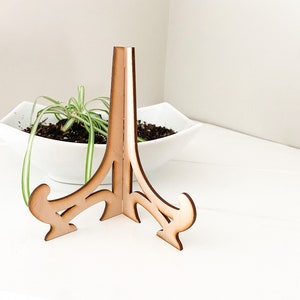 Easel Display Stand for Embroidery, Wood Holder for Small Art