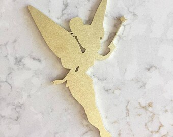 tinkerbell cake topper / fairy cake topper /girl birthday topper /Laser Cut Topper/girl birthday party / fairy birthday party / garden party