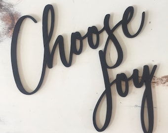 Choose Joy Sign, happy sign, porch decor, welcome Decor, Rustic Wood Sign, Wall Hanging, Home Decor, Inspirational Decor, Modern Wood Sign