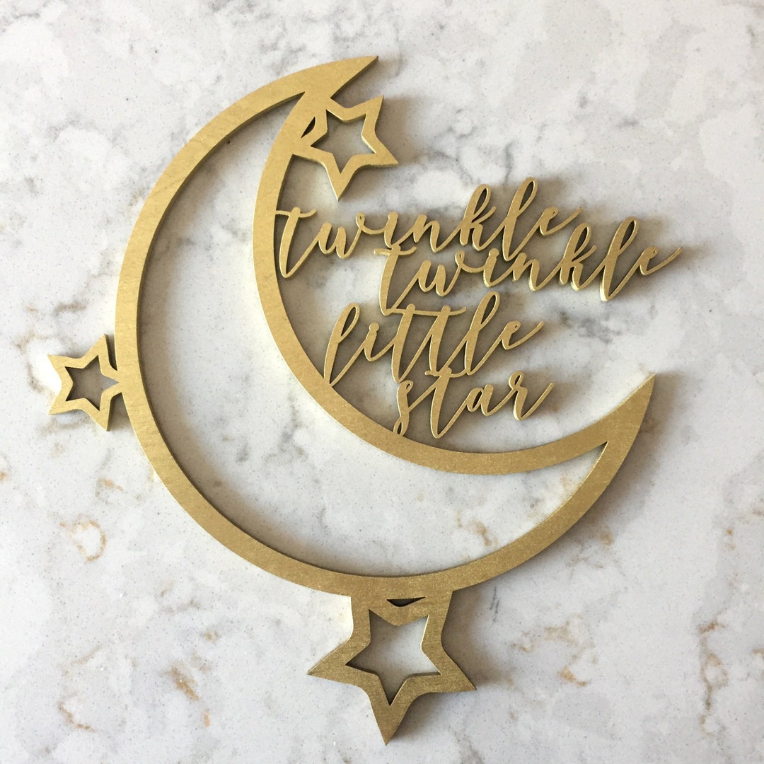 Twinkle Twinkle Little Star Sign // Nursery Decor // Twinkle Twinkle ...