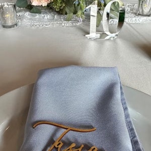 Silver Wedding Table Numbers, Wedding Table Numbers with Base, Reception Table Number, Table Number on Stand, Table Numbers with Base image 2