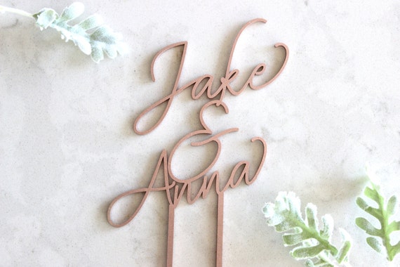 Cake Topper In Legno One - : Incisione E Taglio Laser - Foto 2