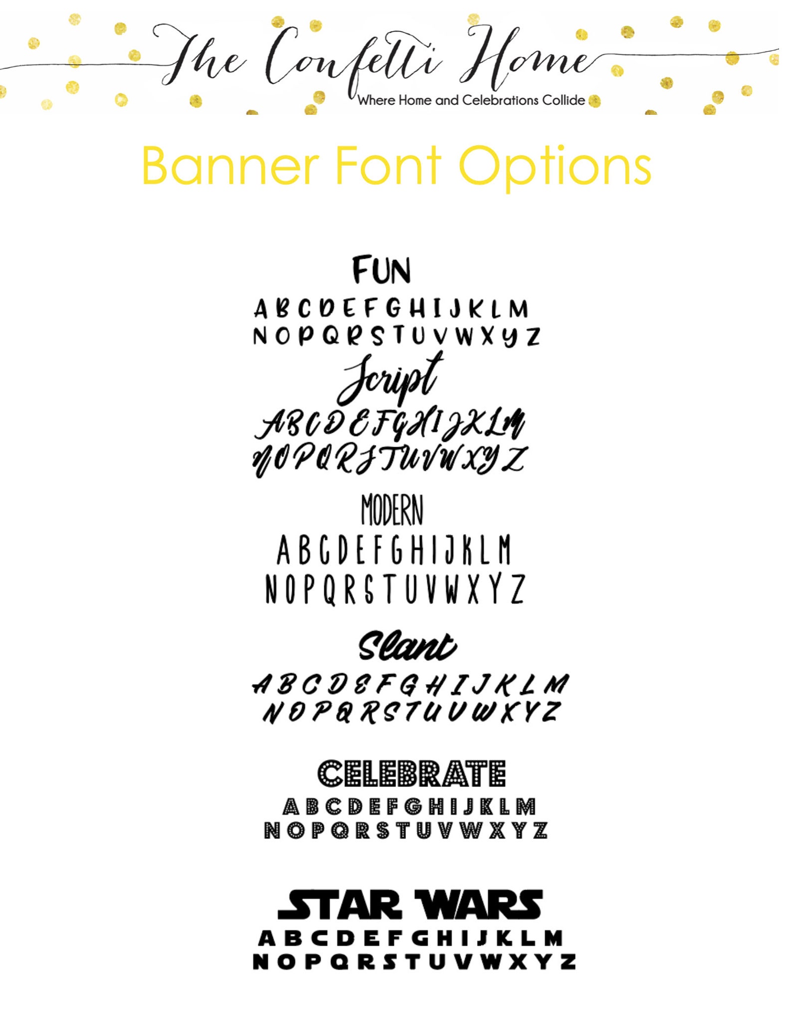 Custom Bunting // DIY Banner // Custom Letter Garland // Party Etsy