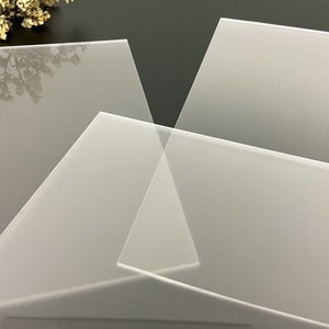 Acrylic Sheet Clear Cast Plexiglass 12x6 inch Square Panel(4mm Thick)-  Transparent Plastic Plexi Glass Board for Projects Display, Photo Frame  Glass