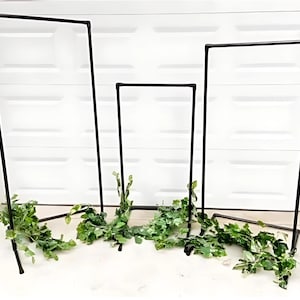 Black Stand Sign Holder Set, Wedding Sign Holder, Acrylic Sign Holder, Welcome Sign Stand, Backdrop Stand, Wedding Floral Stand, Sign Holder
