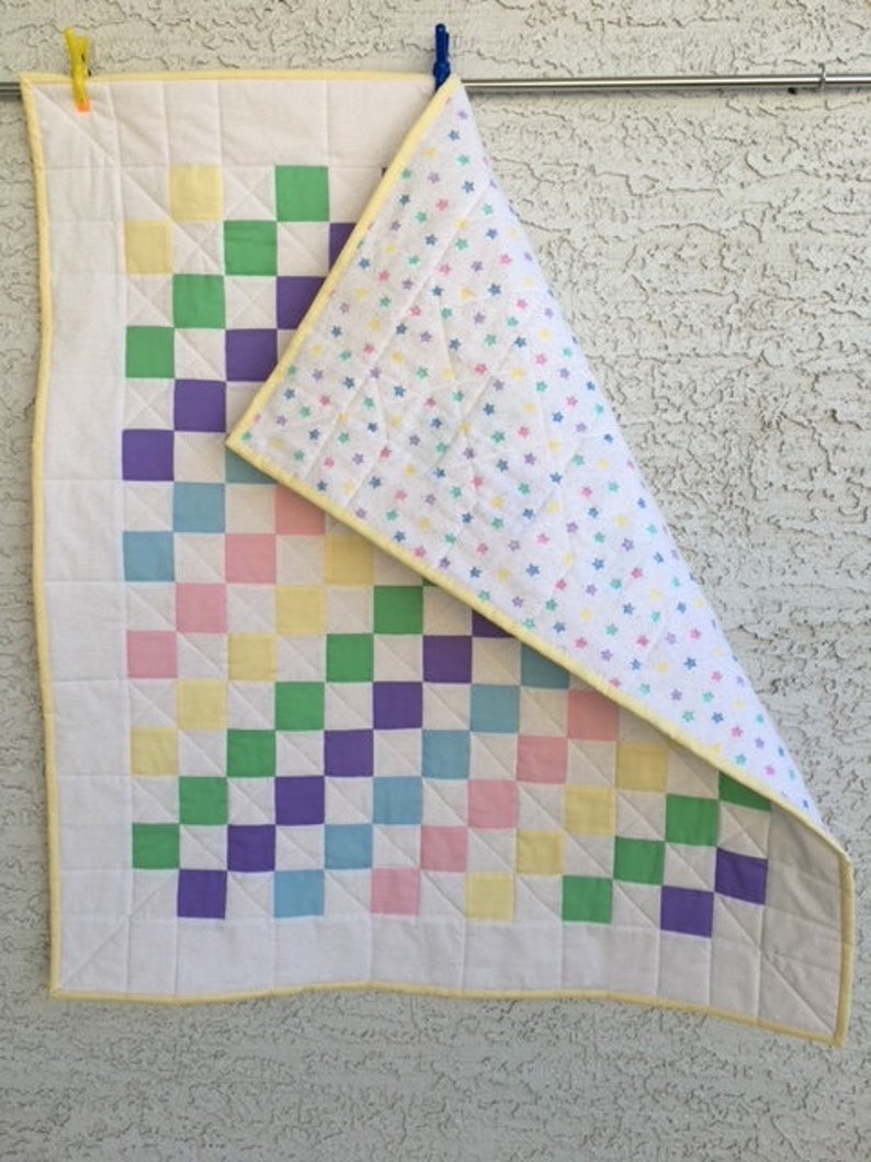 Handmade Baby Quilt, Baby Shower Quilt, Baby Boy Quilt, Baby Quilt