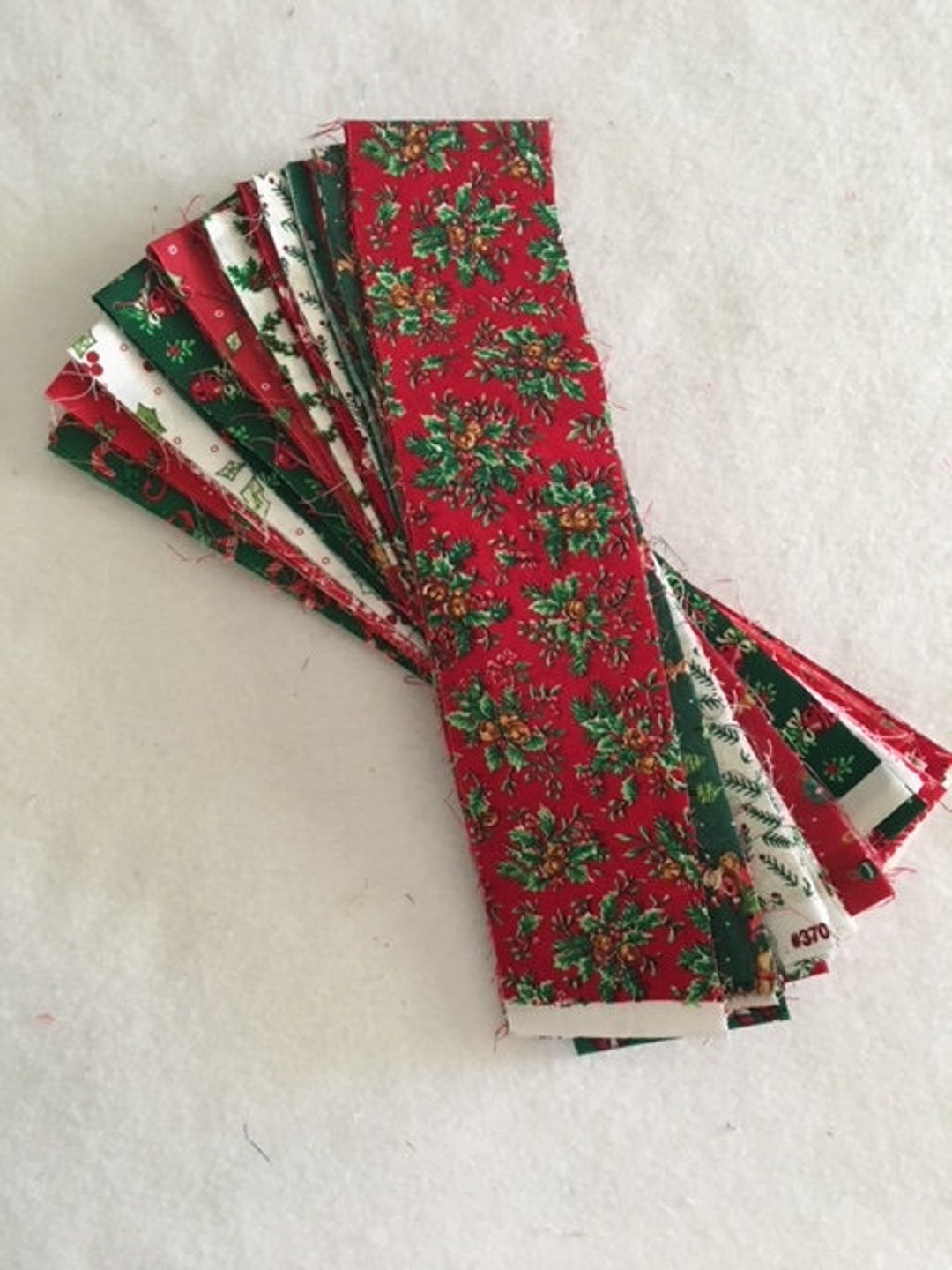 Fabric Strips, Fabric Bundle, Jelly Roll Strips, Cotton Fabric Strips