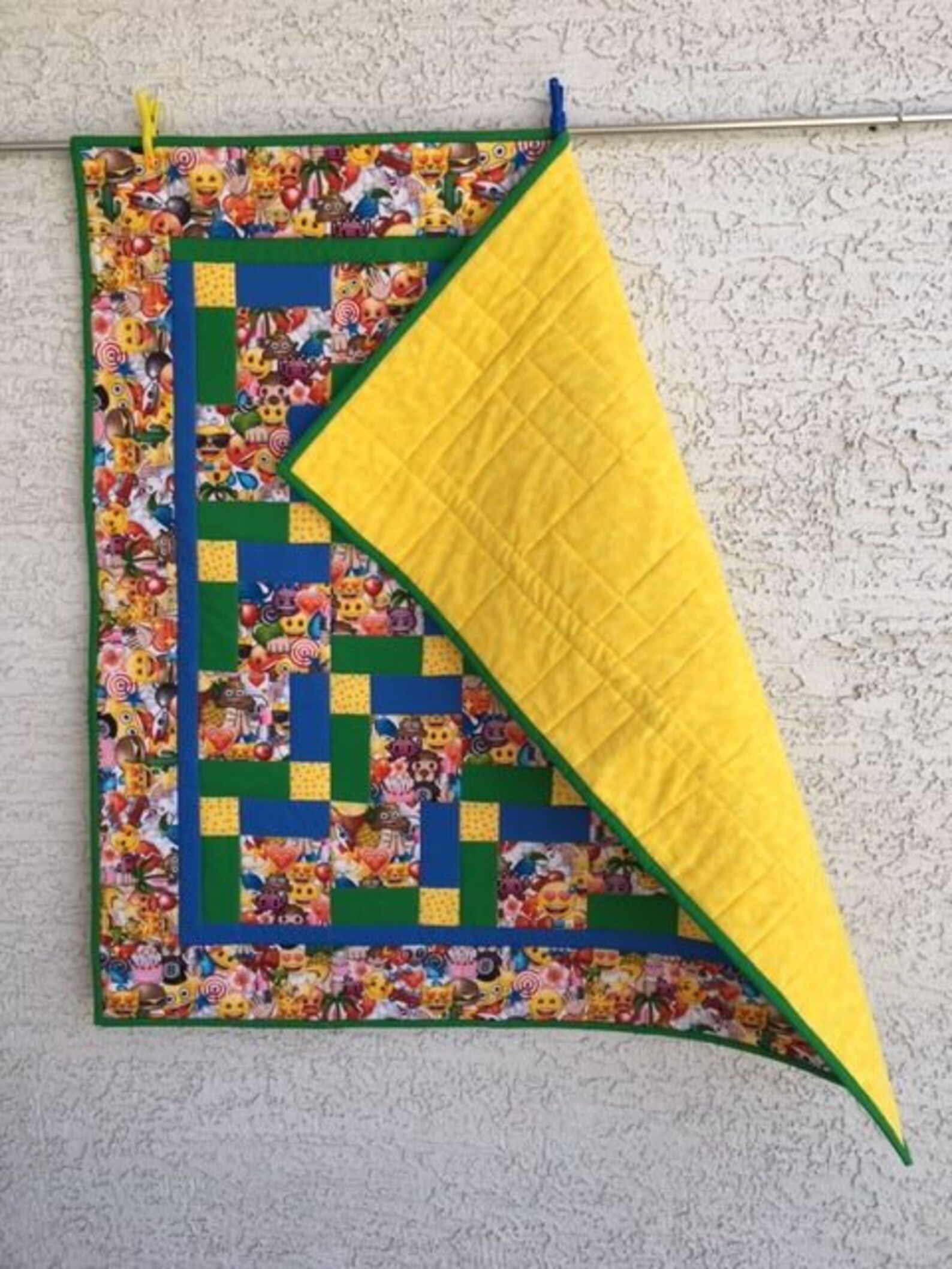 Baby Boy Quilt, Toddler Quilt, Handmade Baby Quilt, I Spy Quilt, Pieced